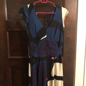 Issa London Mod Print Party Dress sz4